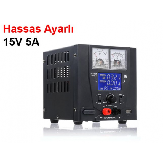 Yihua 1505D Güç kaynağı, 15V 5A