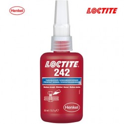 Loctite 242 / Vida - Civata Sabitleyici, Orta Mukavemetli - 50 ml / Mavi