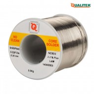 Qualitek NC600 Serisi Kurşunlu Tel Lehim 0.38 mm